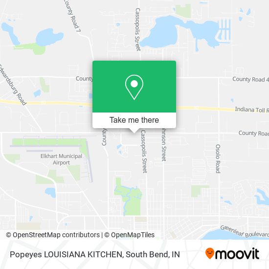 Mapa de Popeyes LOUISIANA KITCHEN