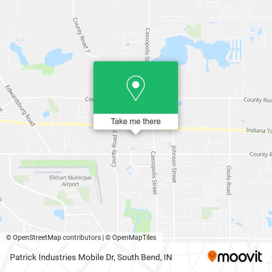 Mapa de Patrick Industries Mobile Dr