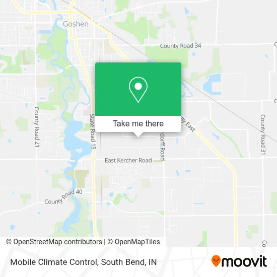 Mobile Climate Control map