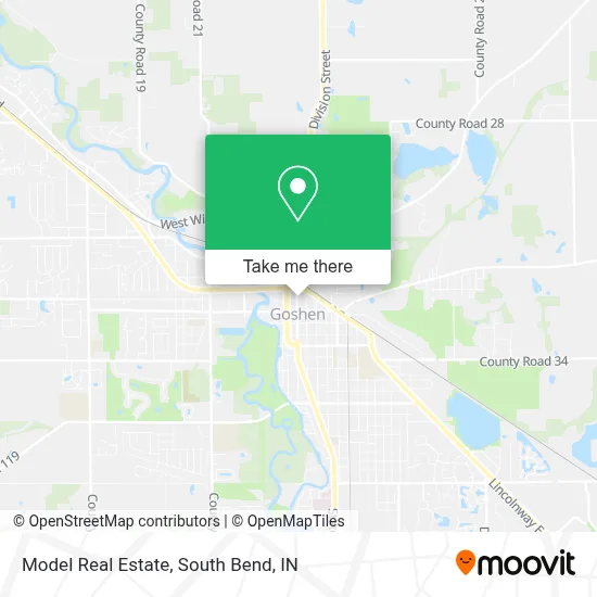 Model Real Estate map