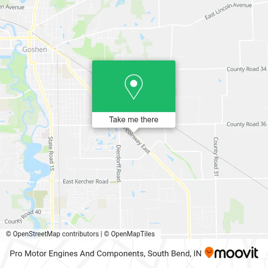 Pro Motor Engines And Components map