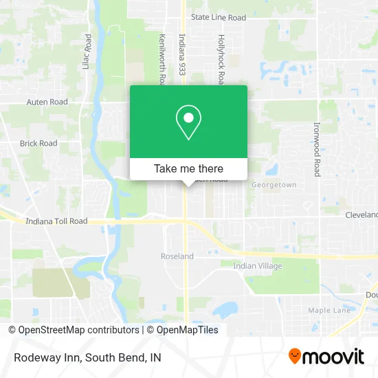 Rodeway Inn map