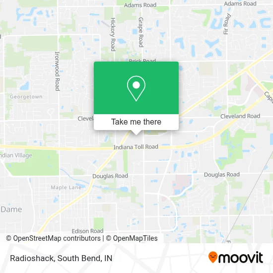 Radioshack map