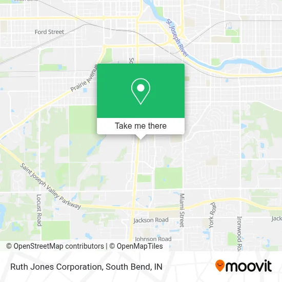 Ruth Jones Corporation map