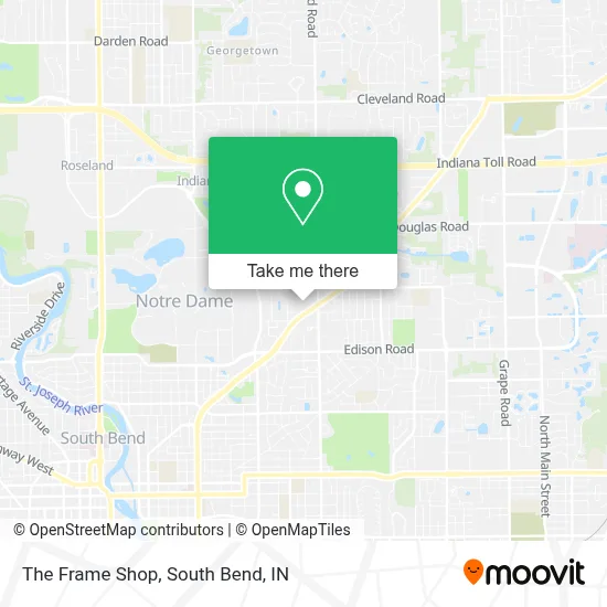 The Frame Shop map