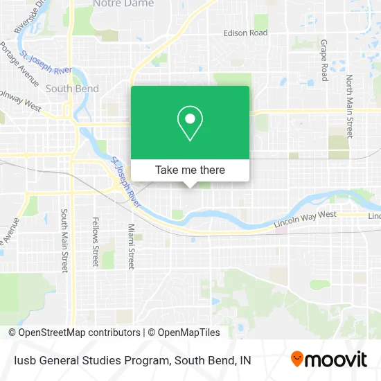 Iusb General Studies Program map