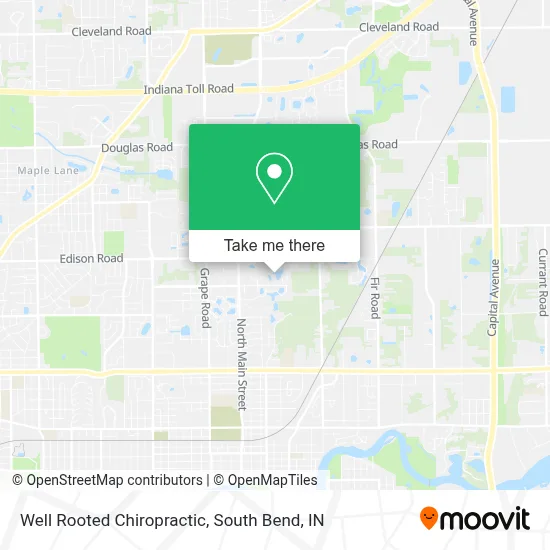 Well Rooted Chiropractic map