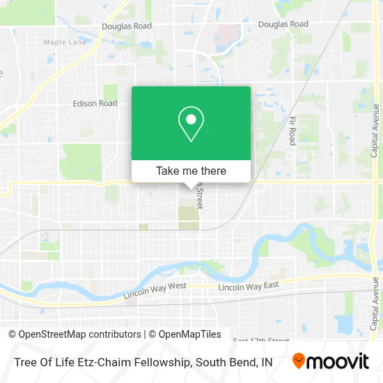 Tree Of Life Etz-Chaim Fellowship map