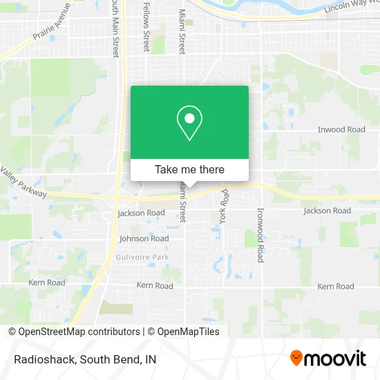 Radioshack map