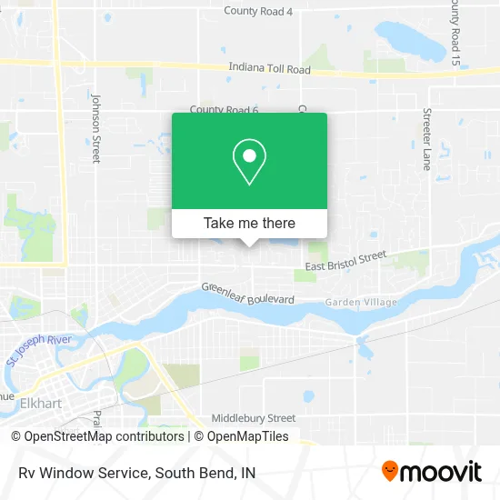 Rv Window Service map