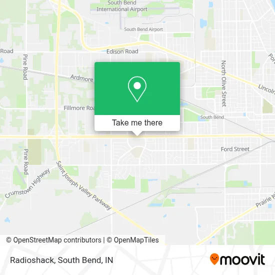 Radioshack map