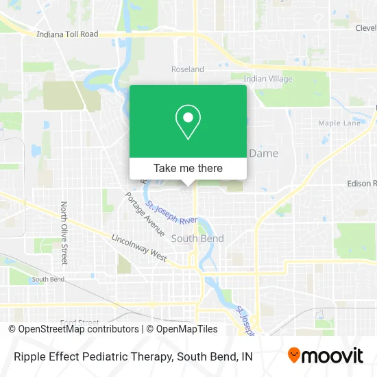 Ripple Effect Pediatric Therapy map
