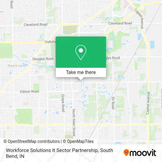 Workforce Solutions It Sector Partnership map