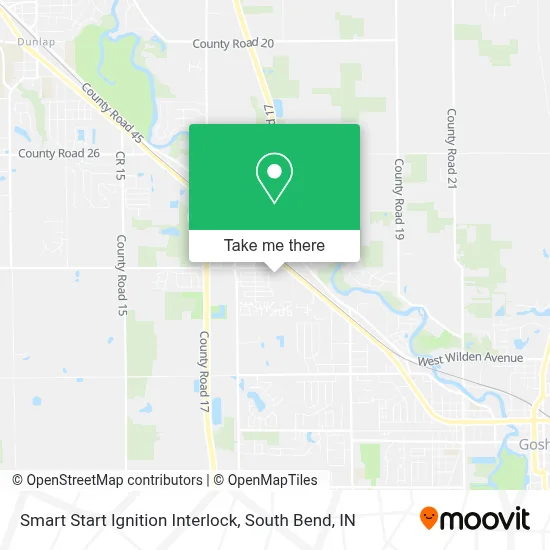 Smart Start Ignition Interlock map