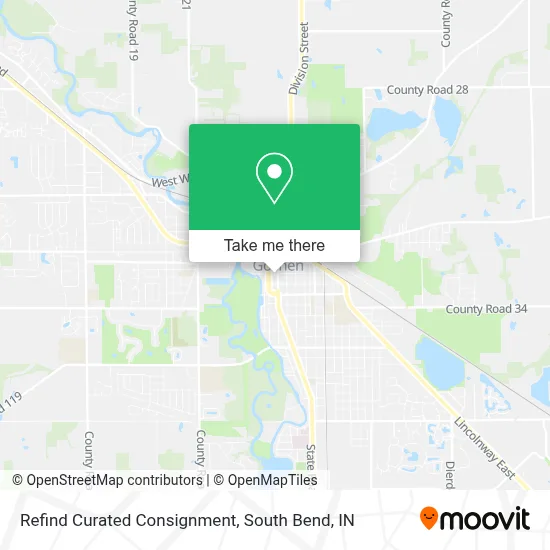 Refind Curated Consignment map
