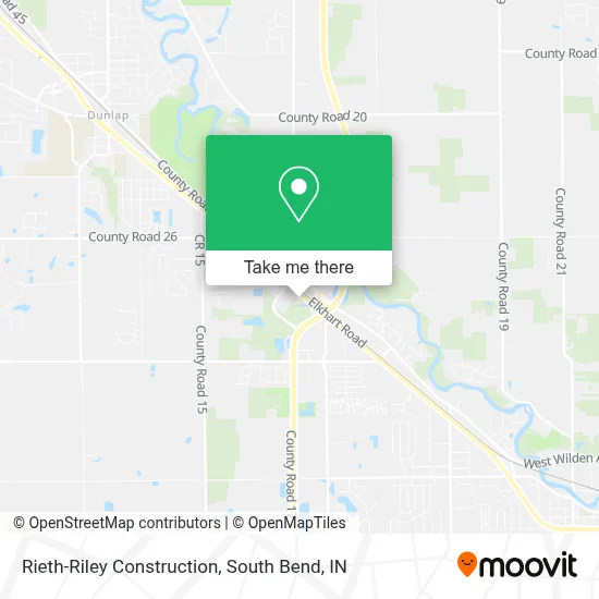Rieth-Riley Construction map
