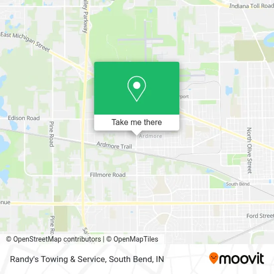 Randy's Towing & Service map
