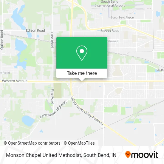 Monson Chapel United Methodist map