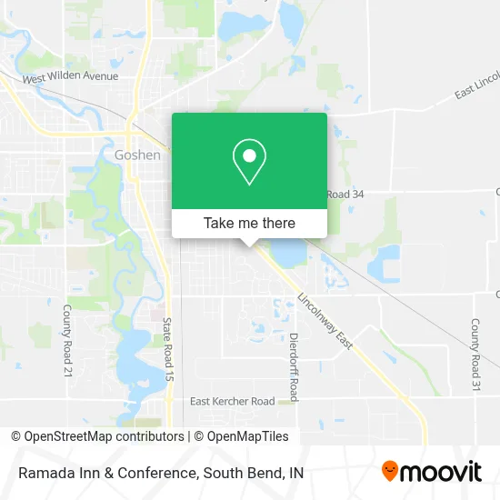 Ramada Inn & Conference map