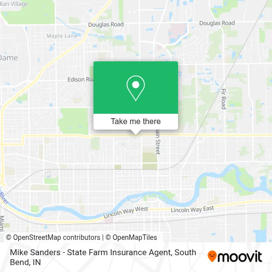Mike Sanders - State Farm Insurance Agent map