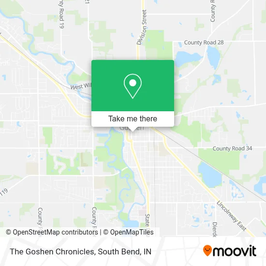 The Goshen Chronicles map