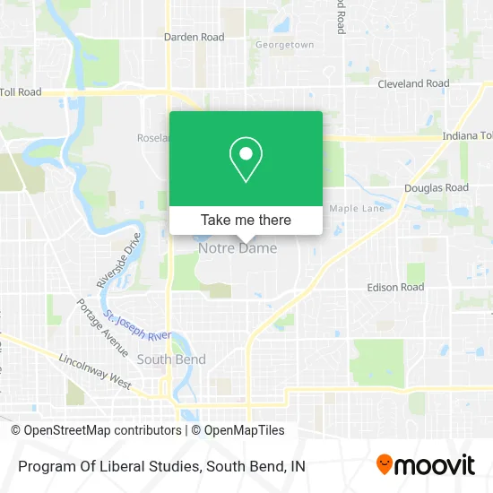 Program Of Liberal Studies map