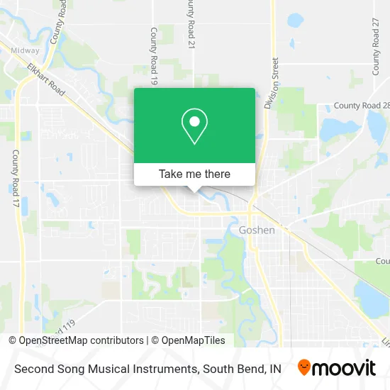 Second Song Musical Instruments map