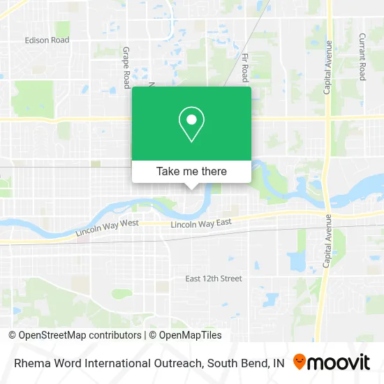 Rhema Word International Outreach map