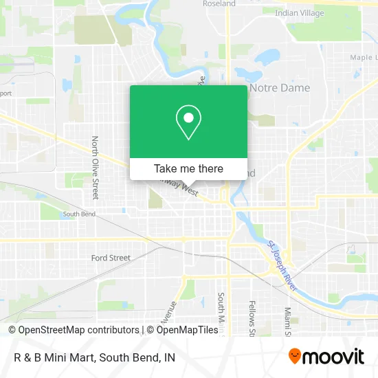 R & B Mini Mart map
