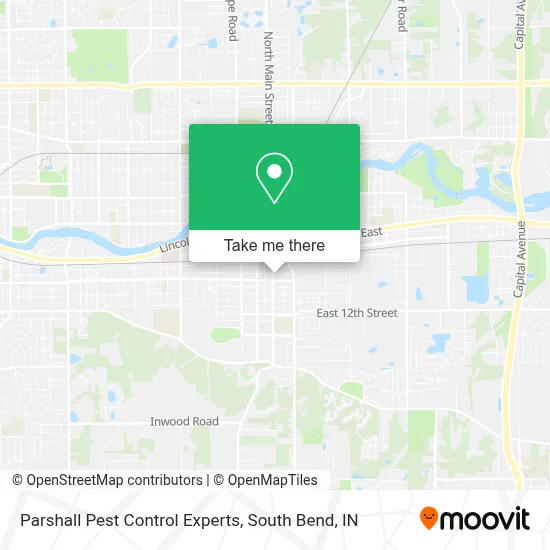 Parshall Pest Control Experts map