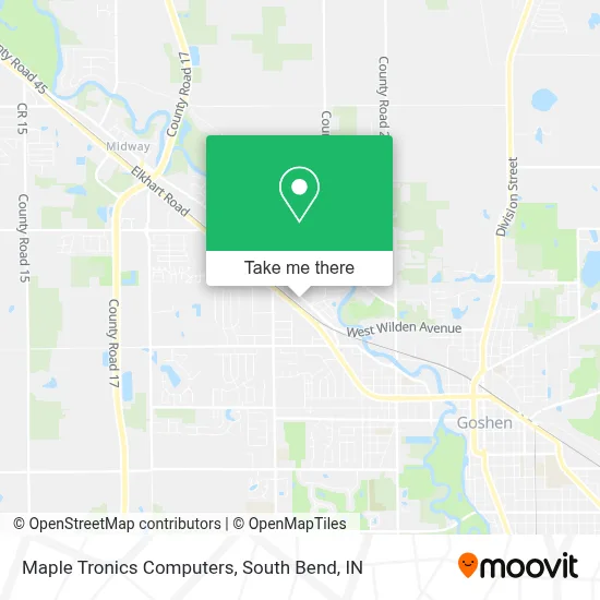 Maple Tronics Computers map