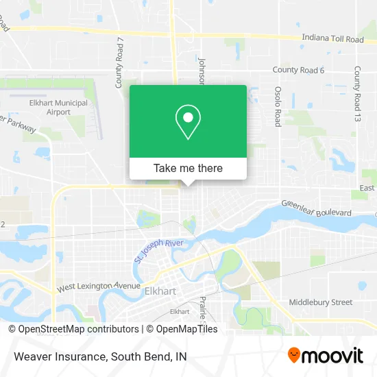Weaver Insurance map