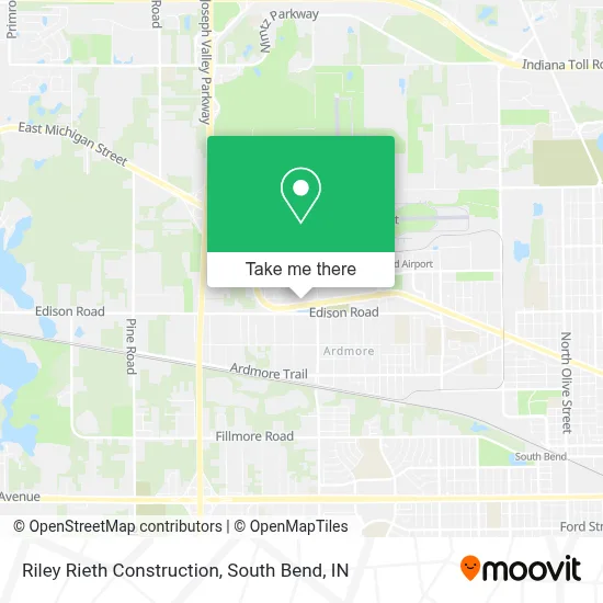 Riley Rieth Construction map