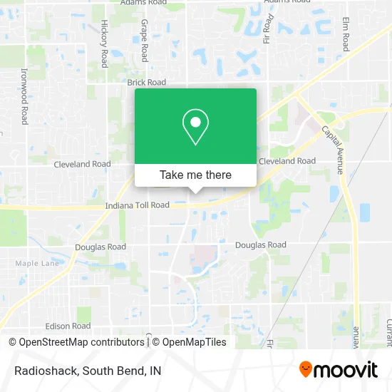 Radioshack map