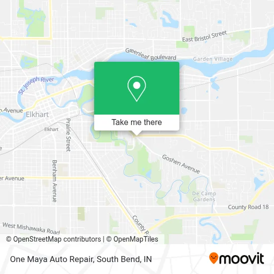 One Maya Auto Repair map
