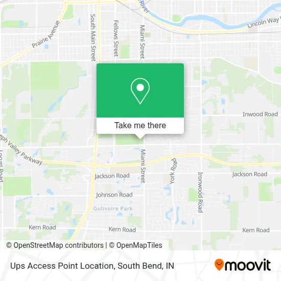 Ups Access Point Location map