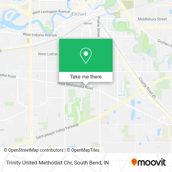 Trinity United Methodist Chr map