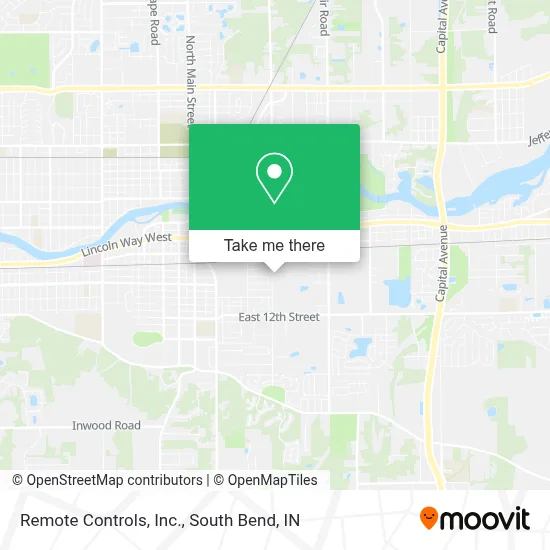 Remote Controls, Inc. map