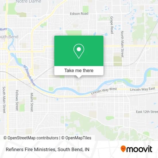 Refiners Fire Ministries map