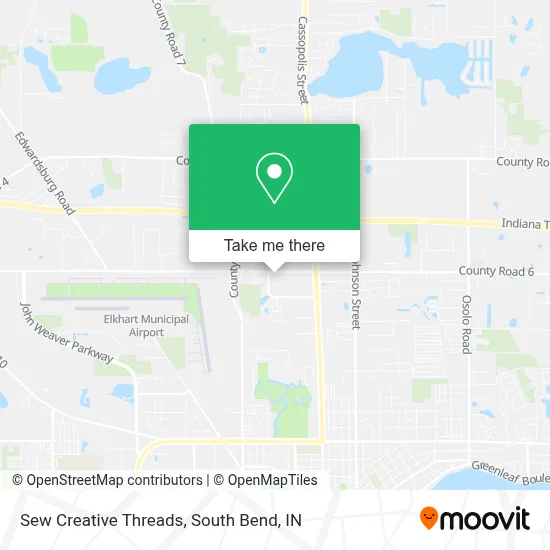 Sew Creative Threads map