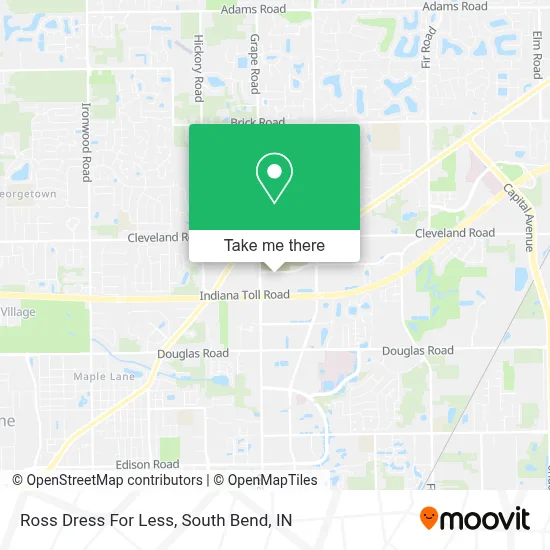 Ross Dress For Less map