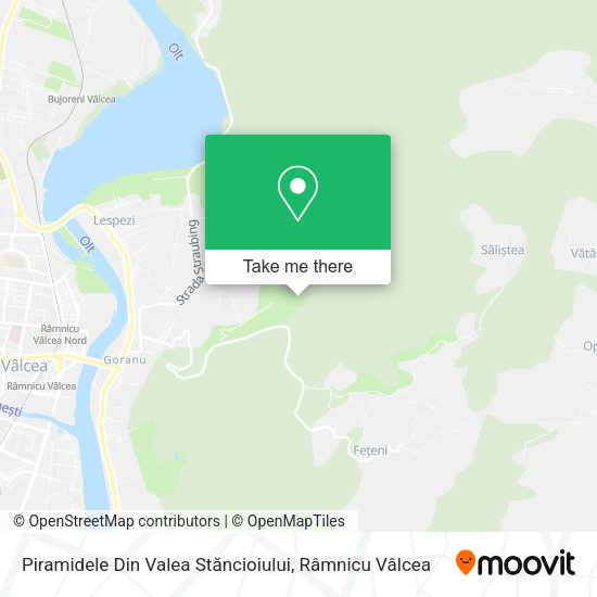 Piramidele Din Valea Stăncioiului map