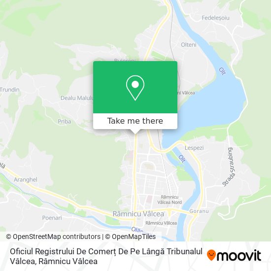 Oficiul Registrului De Comerț De Pe Lângă Tribunalul Vâlcea map