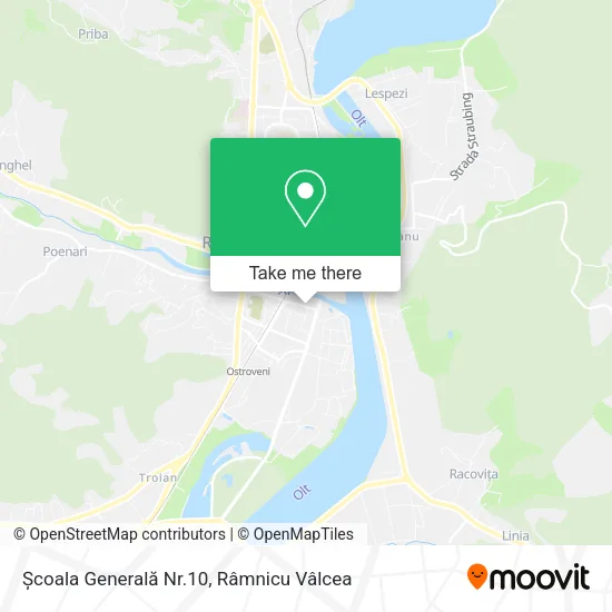 Școala Generală Nr.10 map
