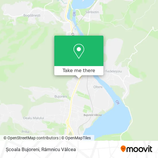 Școala Bujoreni map