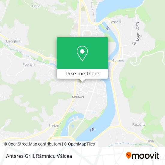 Antares Grill map