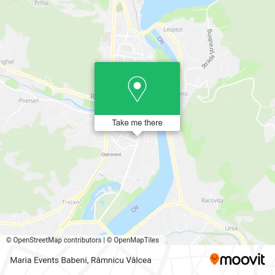 Maria Events Babeni map