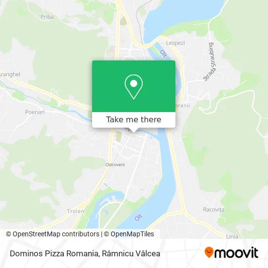 Map Of Domino S Pizza Locations How To Get To Dominos Pizza Romania In Râmnicu Vâlcea By Bus?
