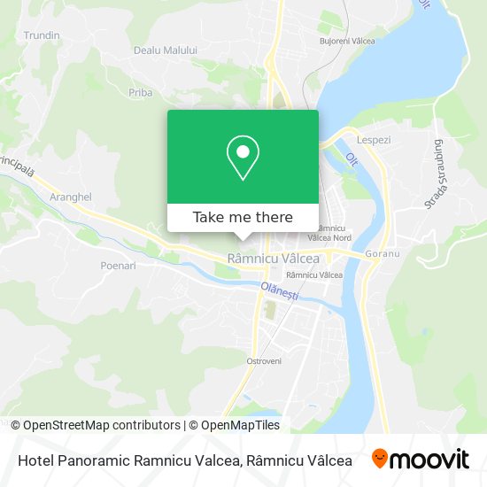 Hotel Panoramic Ramnicu Valcea map