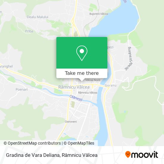 Gradina de Vara Deliana map